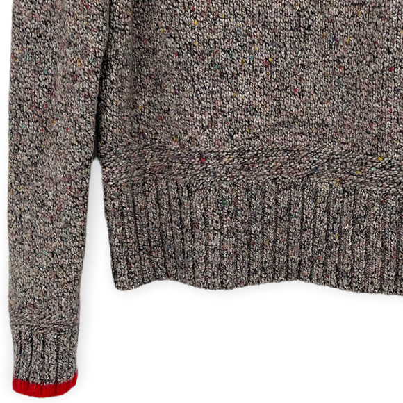 Rachel Zoe Marled Mock Neck Long Sleeve Pullover Knit Sweater Size Medium - Picture 5 of 11